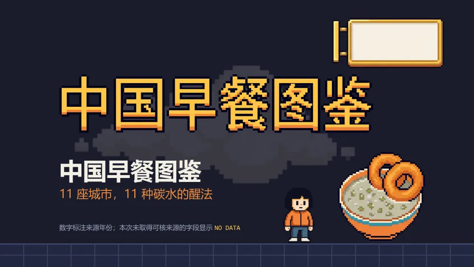 像素风 — 中国早餐图鉴